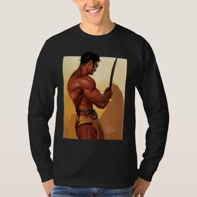 Practice More Arnis Kali Escrima by Artist Don Cas T Shirt (Framsida)