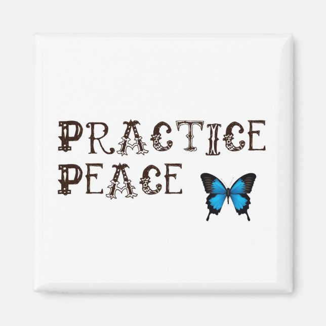 Practice Peace Magnet (Framsidan)
