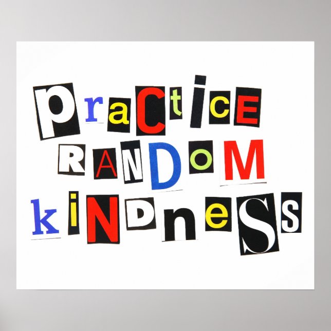 Practice Random Kindness Poster (Framsidan)