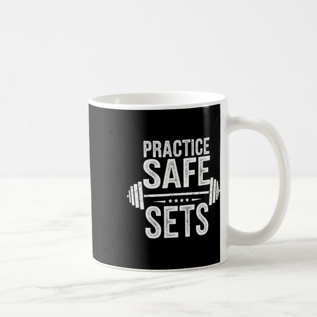 Practice Säker Sets - Booybuilding Workout Kaffemugg (Höger)