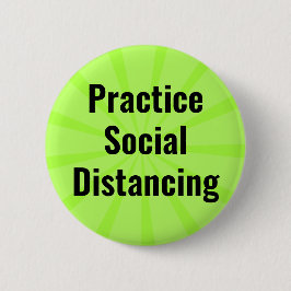 Practice Social Avstånd personlig hygien Knapp