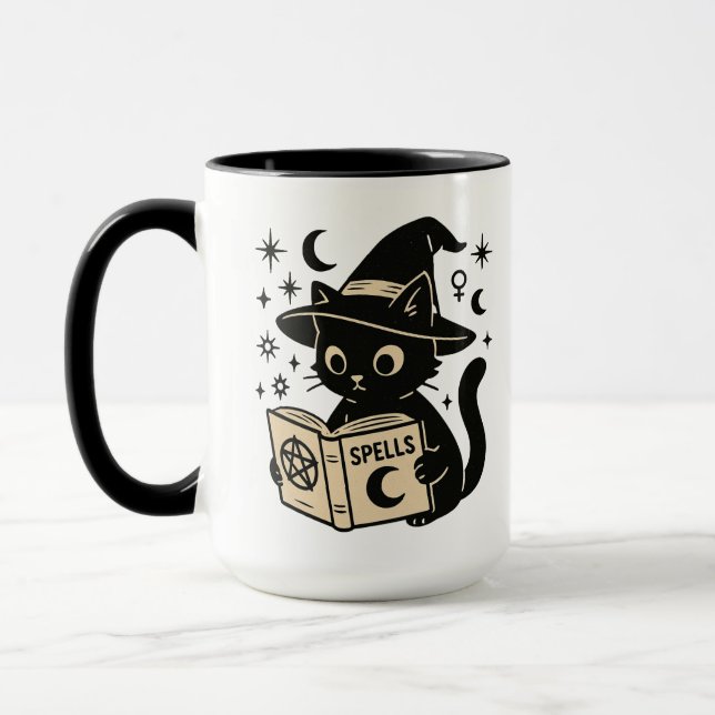 Practicing my spells mug mugg (Vänster)