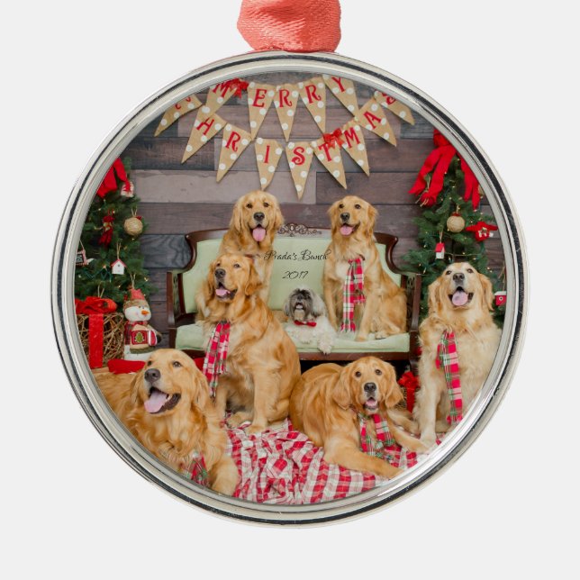 Prada gruppprydnad julgransprydnad metall (Framsidan)