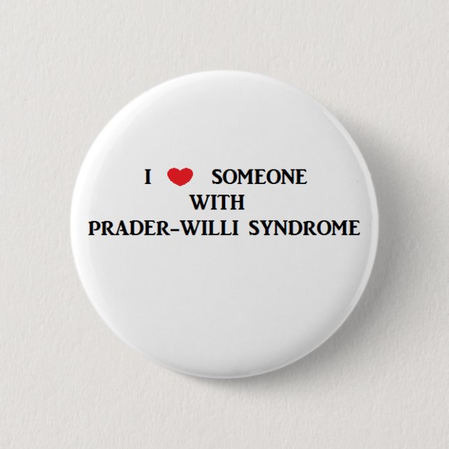 Prader-Willi syndrom Knapp (Framsida)