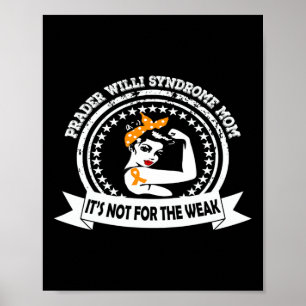 Prader Willi Syndrome Mamma ej för det svaga menyf Poster