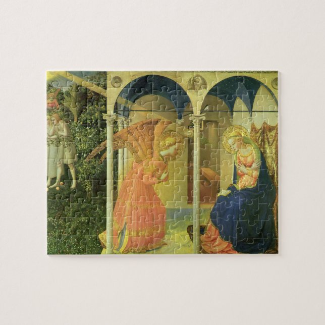 Prado Annuncio från Fra Angelico Pussel (Horisontell)