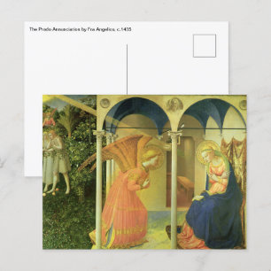 Prado Annuncio från Fra Angelico Vykort