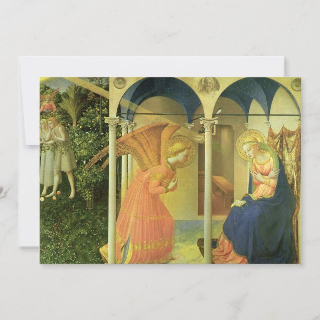 Prados Bebudelse av Fra Angelico Inbjudningar (Framsida)