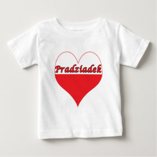Pradziadek polsk hjärta t-shirt