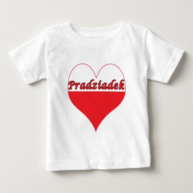 Pradziadek polska Heart T-shirt (Framsida)