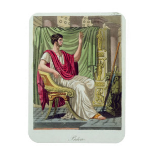Praetor nr. 38 från "antika Rome" som inristas av Magnet