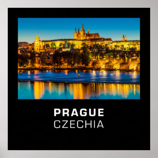 Prag 002D - Golden City Poster