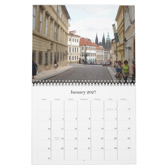 Prag 17, Prag 2008 Kalender (Jan 2027)