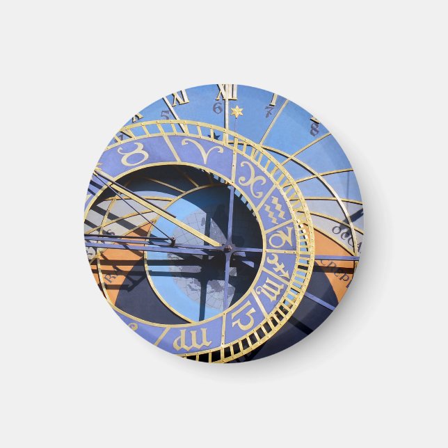 Prag Astronomical Clock Magnet, Orloj /Praha Magnet (Framsidan)