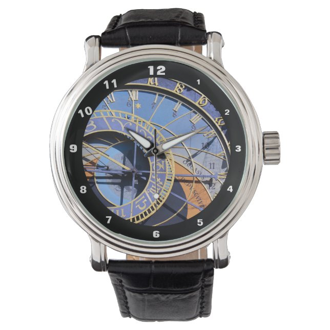 Prag - astronomisk klocka - Orloj (klocka) (Framsida)