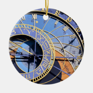 Prag - Astronomiskt klocka - Orloj (jul) Julgransprydnad Keramik