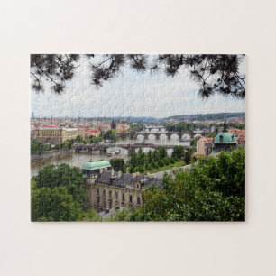 Prag Bridges & River Vltava /Czechia Pussel