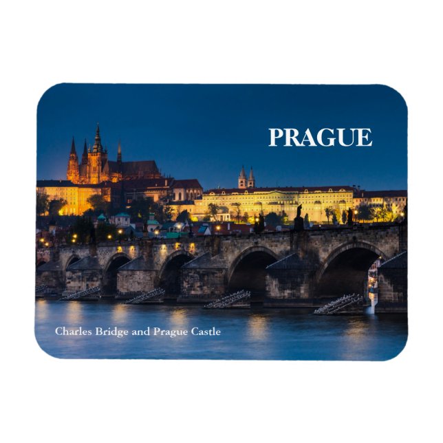 Prag Castle Magnet (Horisontell)
