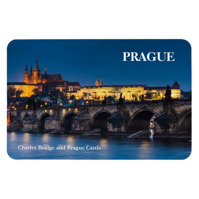 Prag Castle Magnet (Horisontell)