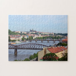 Prag, Castle & River Bridges/Tjeckien Pussel