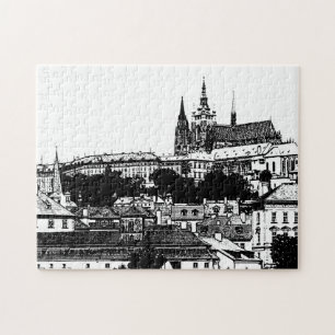 Prag Castle & St Vitus Cathedral, Czechia Pussel