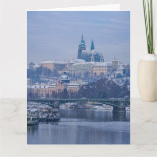 Prag Castle Winter Wonderland Kort