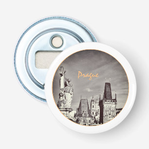 Prag & Charles Bridge, Jesus, Castle/Czechia Flasköppnare
