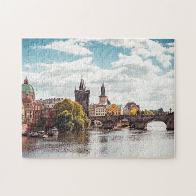 Prag, Charles Bridge Pussel (Horisontell)