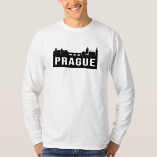 Prag City Cityscape Skyline Travel Funny Gift T Shirt