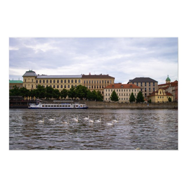 Prag Cityscape Fototryck (Framsidan)