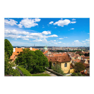 Prag Cityscape Fototryck