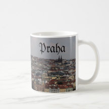 Prag cityscape magi mugg