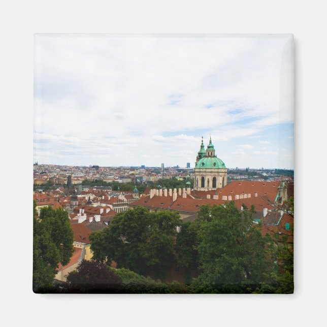 Prag Cityscape Magnet (Framsidan)