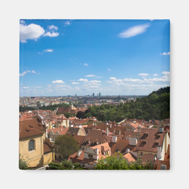 Prag Cityscape Magnet (Framsidan)