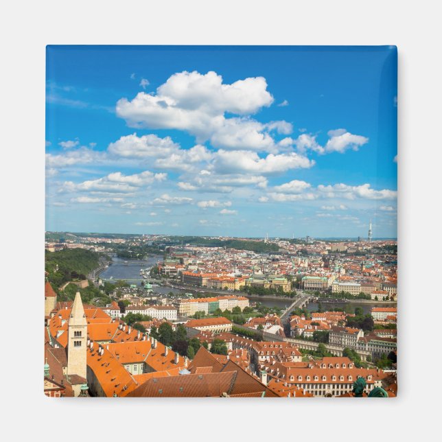 Prag Cityscape Magnet (Framsidan)