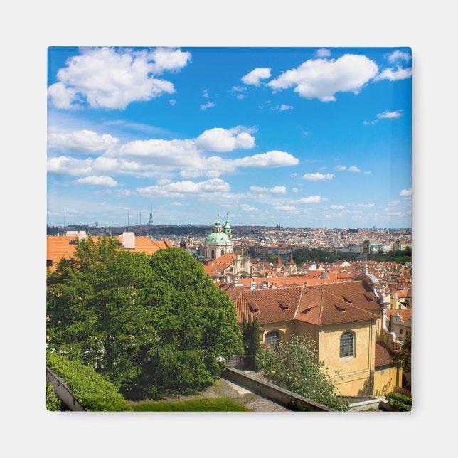Prag Cityscape Magnet (Framsidan)