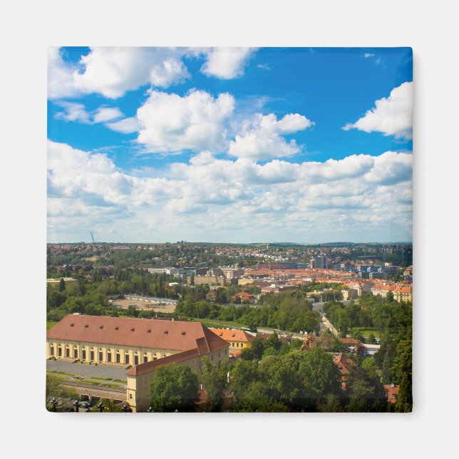 Prag Cityscape Magnet (Framsidan)