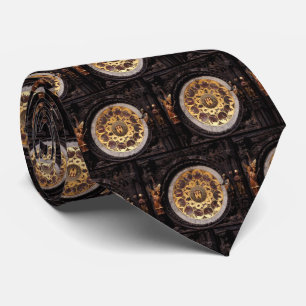 Prag Clock Dekoration Neck Tie Slips