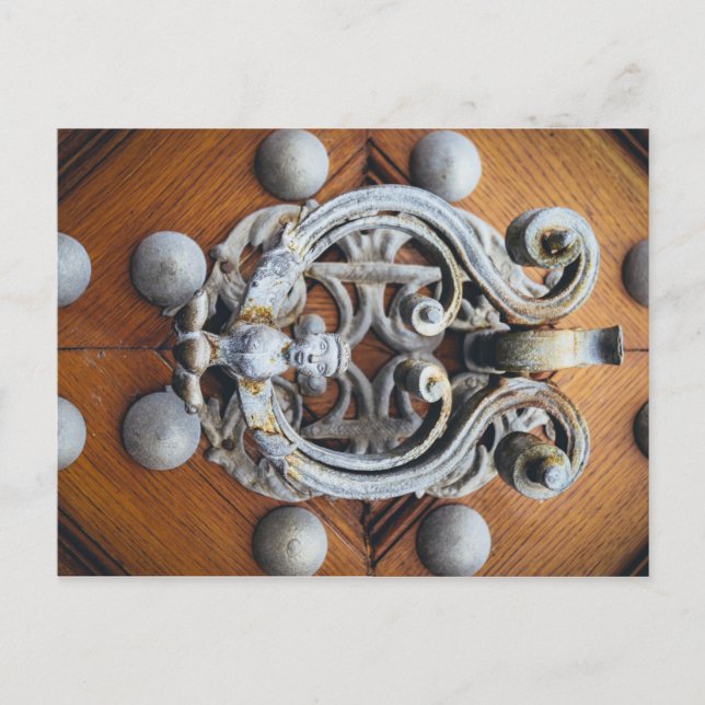 Prag Door Knocker Vykort (Framsida)