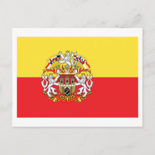 Prag Flagga Vykort