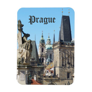 Prag, Gamla stadstorget, hustakar Magnet