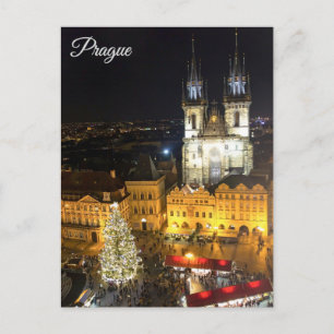 Prag gamla torget vykort