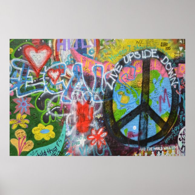 Prag Graffiti Poster (Framsidan)