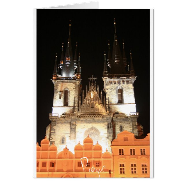 Prag Hälsningskort (Framsidan)