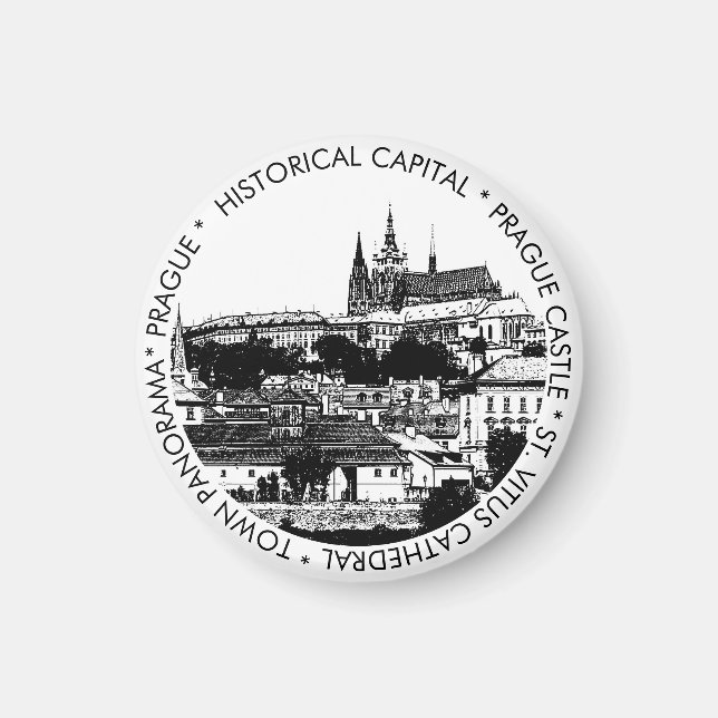 Prag, historiestad, slott - tjeckisk konst magnet (Framsidan)
