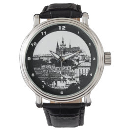 Prag, historiskt stad, slott - Timless Watch Armbandsur