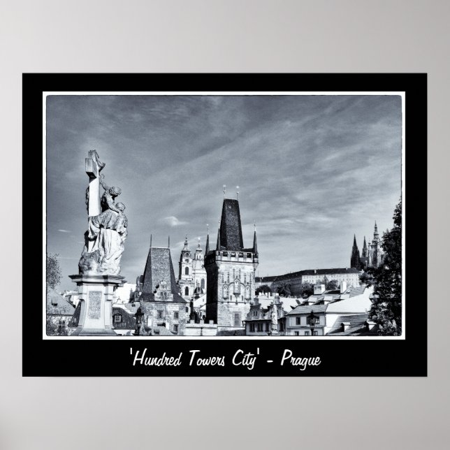 Prag - Hundratornstaden (Affisch) Poster (Framsidan)
