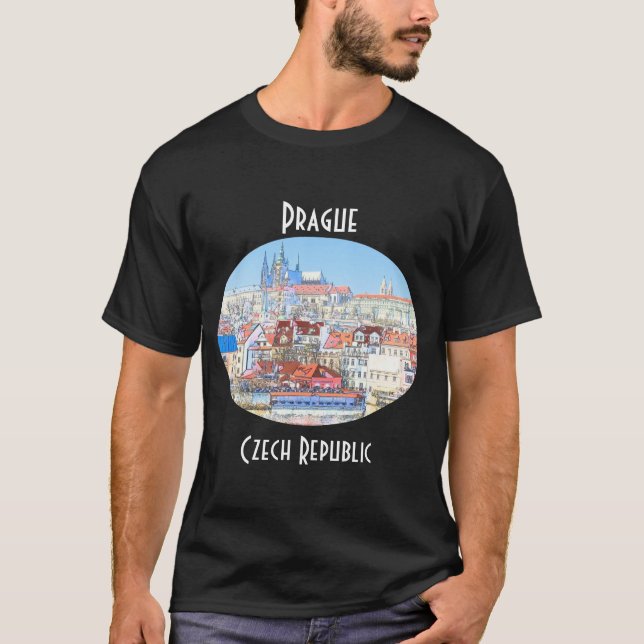 Prag i Pastel Manar Shirt Tee Shirt (Framsida)