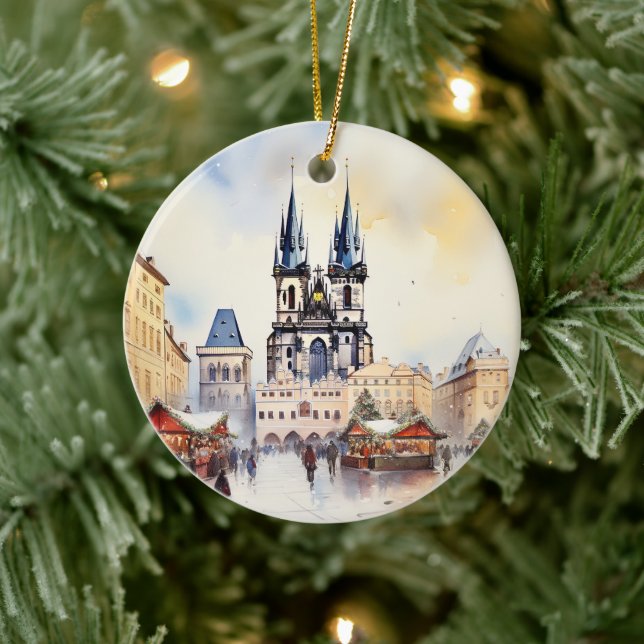 Prag Julgransprydnad Keramik (Träd)