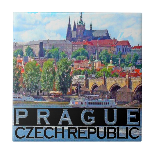 Prag Kakelplatta (Framsidan)